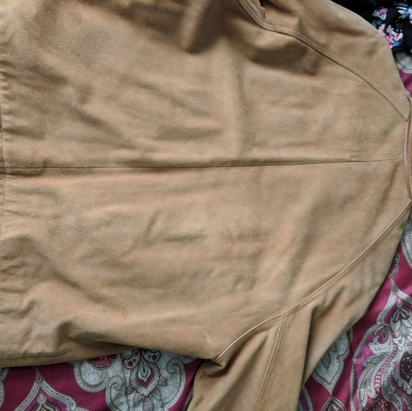 Mens suede jacket, Large/medium - Picture 4 of 4